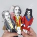 David Hume figurine philosopher, historian, economist - Philosophical empiricism - Philosopher gift - collectible doll + Miniature Book