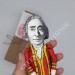 David Hume figurine philosopher, historian, economist - Philosophical empiricism - Philosopher gift - collectible doll + Miniature Book