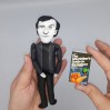 Douglas Adams action figure - screenwriter, essayist, humorist, satirist - library figurine + Miniature Book