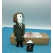 Edmund Burke Anglo-Irish statesman, philosopher action figure 1:12 - Philosophy Teacher Gift, future author gift, a unique collection for smart people - Collectible little thinker doll hand painted + Miniature Book