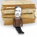 famous American journalist, novelist - Literary Gift - Collectible doll + Miniature Books