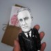 Franklin Delano Roosevelt 32nd President of the United States - US History - Historical doll, Collectible Figure, cloth doll hand painted