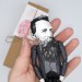 Friedrich Engels German philosopher, historian, political scientist and revolutionary socialist - book shelf decorations - Collectible little thinker doll hand painted + miniature book