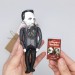 Friedrich Engels German philosopher, historian, political scientist and revolutionary socialist - book shelf decorations - Collectible little thinker doll hand painted + miniature book