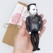 Friedrich Engels German philosopher, historian, political scientist and revolutionary socialist - book shelf decorations - Collectible little thinker doll hand painted + miniature book