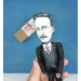 Friedrich Hayek Austrian economist and philosopher - liberalism - philosophy gift - Collectible  handmade figurine hand painted + miniature book