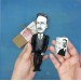 Friedrich Hayek Austrian economist and philosopher - liberalism - philosophy gift - Collectible  handmade figurine hand painted + miniature book