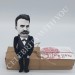 riedrich Nietzsche thinker action figure 1:12, German philosopher, poet, philologist - Bookworm gifts - Philosopher gift - Collectible handmade finger puppet hand painted + Miniature Books