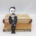 Friedrich Nietzsche thinker action figure 1:12, German philosopher, poet, philologist - Bookworm gifts - Philosopher gift - Collectible handmade finger puppet hand painted + Miniature Books