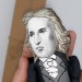 Friedrich Schiller German poet, philosopher, physician, historian, and playwright - Gift for book nerd, Book shelf decor - Collectible philosopher doll hand painted