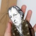 Georg Wilhelm Friedrich Hegel philosopher, historical figure - Gift for idealist - Handmade cloth doll hand painted + Miniature Books