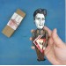 George Orwell literary action figure 1:12, English novelist, essayist, journalist - Animal Farm - Readers gift, a unique collection for smart people - Collectible handmade doll hand painted + miniature books