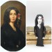 George Sand figurine, author Romantic Era - Bookworm gift - doll hand painted + Miniature Book