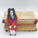 Gottfried Leibniz scientist figurine, mathematician, natural philosopher Enlightenment, math history - Math Teacher Gift, deck accessories for office - Collectible scientist doll hand painted + Mini Books