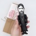 Grigori Rasputin Russian mystic, Russia History - history teacher gift - historical figure, Collectible portrait cloth doll hand painted