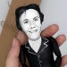 Harper Lee famous women author figure, Gift for Reader, book shelf decor - Collectible doll