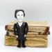 Harper Lee famous women author figure, Gift for Reader, book shelf decor - Collectible doll