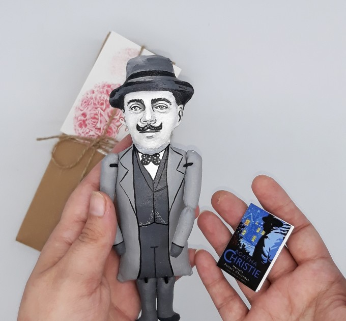 Hercule Poirot detective figure 