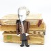 Immanuel Kant little thinker doll, German philosopher in the Age of Enlightenment - Book nerd gift, literature gift, a unique collection for smart people - Handmade philosopher doll hand painted + Miniature Book