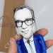 Isaac Asimov famous writer of science fiction figurine - Sci Fi Gift Ideas!