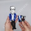 Famous American writer of science fiction, author - Sci Fi Gift Ideas - doll hand painted + Mini Books