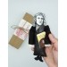 Isaac Newton scientist action figure 1:12 - a unique collection for smart people, Science teacher gift - Collectible scientist doll hand painted + Miniature Book