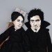Jane Eyre & Mr. Rochester's dolls - Set of 2 collectible dolls hand painted