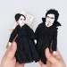 Jane Eyre & Mr. Rochester's dolls - Charlotte Bronte inspired - Set of 2 collectible dolls hand painted