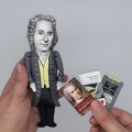 Jean-Jacques Rousseau famous political philosopher figurine