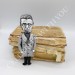 Jean Paul Sartre figurine, French philosopher - Philosophy Teacher Gift - Collectible hand painted doll + miniature book