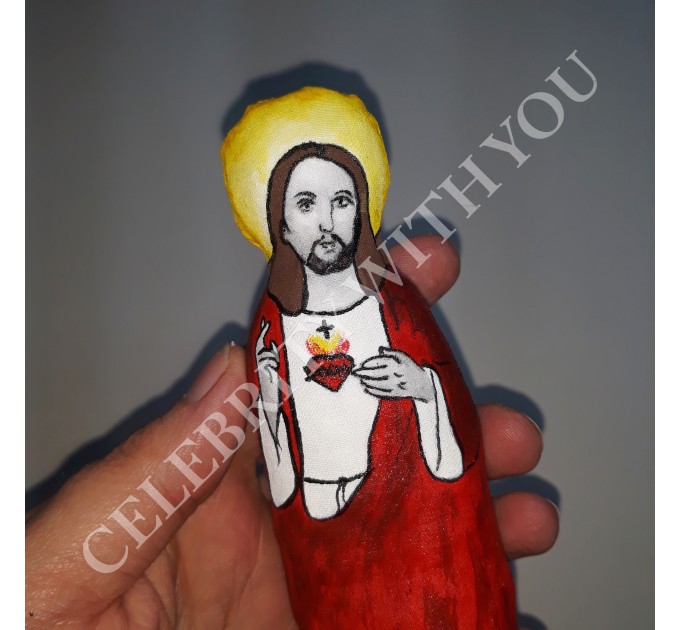 Sacred Heart of Jesus statue, christian figurine