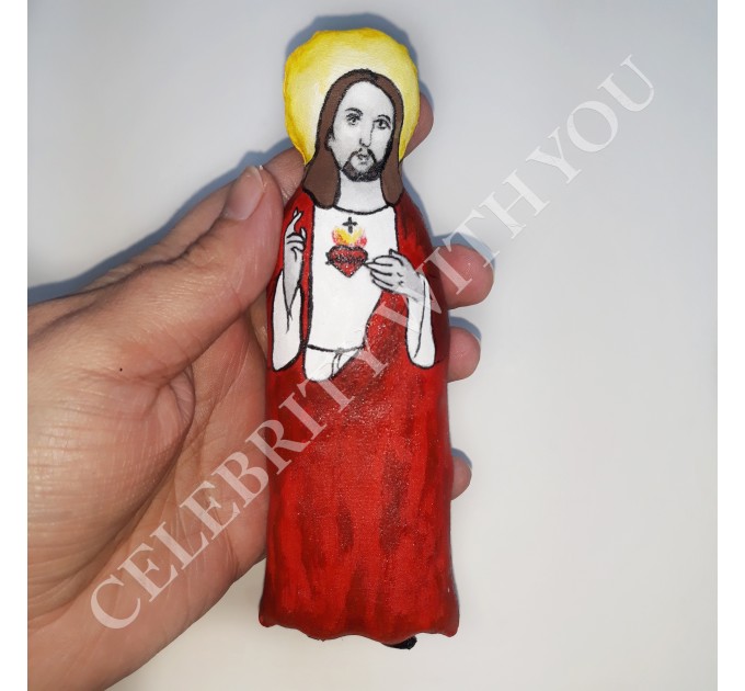 Sacred Heart of Jesus statue, christian figurine