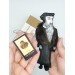 John Calvin christian figurine 1:12 - French theologian, pastor, reformer Protestant Reformation - Calvinism - a unique collection for smart people - Collectible doll hand painted + Miniature Book