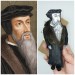 John Calvin christian figurine 1:12 - French theologian, pastor, reformer Protestant Reformation - Calvinism - a unique collection for smart people - Collectible doll hand painted + Miniature Book