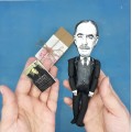 John Maynard Keynes English economist figurine