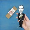 John Maynard Keynes English economist political economy - Funny Economist gift, a unique collection for smart people - Collectible action figure 1:12 hand painted + miniature book