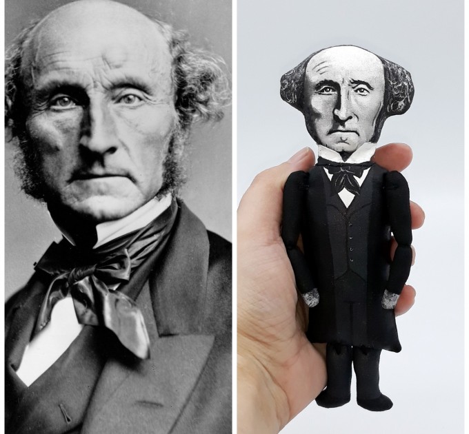 John Stuart Mill British philosopher, political economist - On Liberty - philosophy teacher gift - collectible figurine hand painted