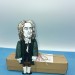 Jonathan Swift satirist, essayist, author - Literary gift - Book club gift -  Collectible literary handmade figurine hand painted + miniature book