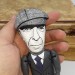 Famous poet, novelist, singer, songwriter - Reader gifts - book shelf decoration - celebrity doll + Miniature Book