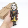 Log Lady action figure - collectible handmade doll hand painted