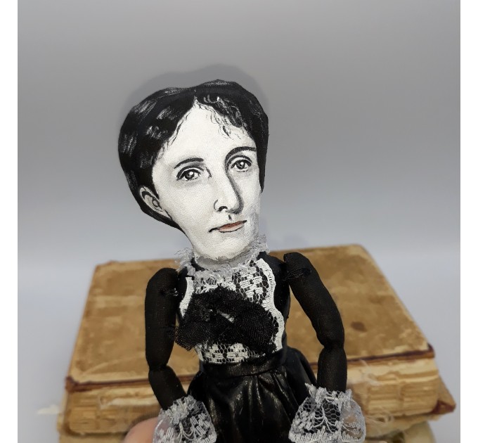 Louisa May Alcott figurine - Little Women Author - Literary Gift! 