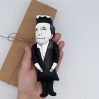 Louise Bourgeois sculptor figurine - Gift for Painter! Collectible doll
