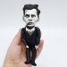 Ludwig Wittgenstein philosopher mathematical logic - math teacher gifts -  Handmade cloth hand painted doll + Miniature Book