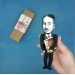 Ludwig von Mises action figure 1:12, Austrian School economist, historian, logician and sociologist - book shelf decoration, a unique collection for smart people - Collectible handmade finger puppet hand painted + miniature book