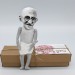 Mahatma Gandhi figurine, Father of the Nation, Indian activist - inspirational people - History Decor - Teacher Gift - Collectible doll hand painted 