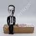 Marcel Duchamp artist, painter, sculptor, chess player, writer - Rrose Selavy - Cubism -  - Collectible handmade finger puppet hand painted