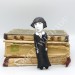 Marina Tsvetaeva Russian poet writer Soviet literature - Readers gift, Book shelf decoration - Collectible figurine hand painted + Miniature Book 