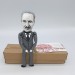 Martin Heidegger German philosopher, thinker - Philosophy Professor Gift - doll hand painted + Miniature Book