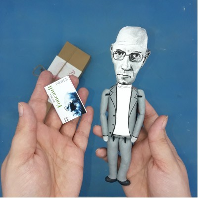 Michel Foucault figurine