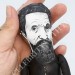 Michelangelo Italian sculptor painter Renaissance - Gift for Painter - Art teacher gift - Collectible miniature cloth doll, hand painted